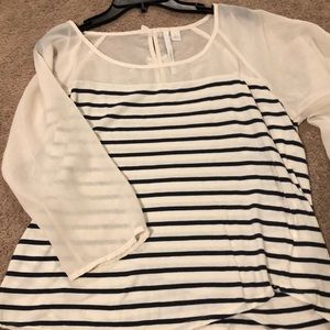 Lauren Conrad shirt 3/4 sleeve